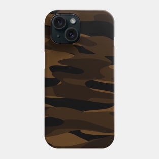 black and brown camo 4 Phone Case