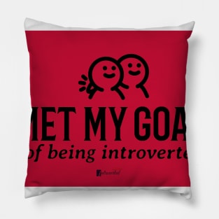 Goal of Introversion Pillow