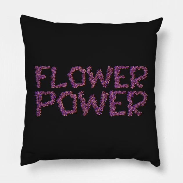 Flower Power Pillow by marissasiegel