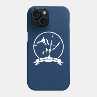 Vallons de la Meije La Grave mountain Phone Case