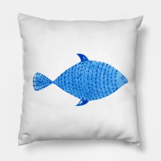 Blue fish Pillow