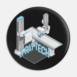 X-ray tech isometric illustration Pin