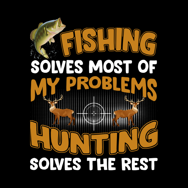 Funny Fishing And Hunting Gift Christmas Humor Hunter Cool by peskybeater