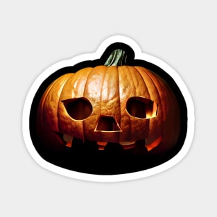 Scary Halloween Pumpkin Art Magnet