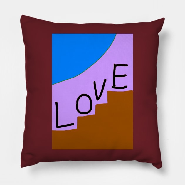 LOVE Pillow by Gizi Zuckermann Art