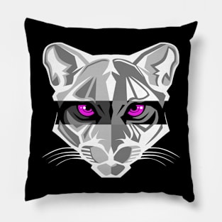 Wild Magenta Eyes Pillow