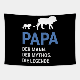 Papa Vater Mann Mythos Legende Löwe Vatertag Tapestry