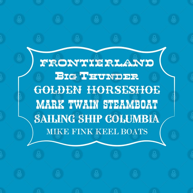 Frontierland Sign by BurningSettlersCabin