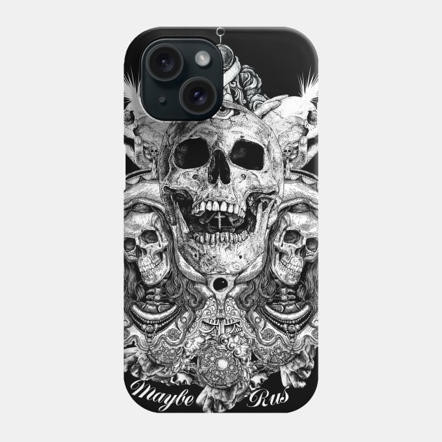 Aesthetics of skulls Phone Case by mayberus