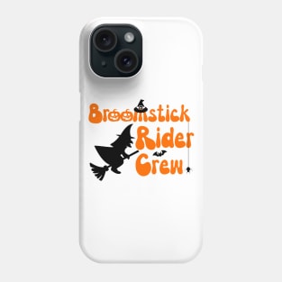 halloween broomstick rider crew Phone Case