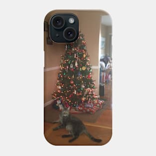 Christmas Morning Kitty Phone Case