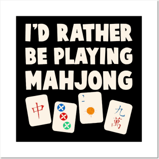 247 Mahjong Games Art Prints for Sale