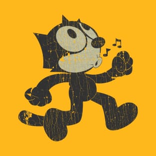 FELIX BLACK CAT WALKING T-Shirt