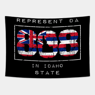 Rep Da 808 in Idaho State by Hawaii Nei All Day Tapestry