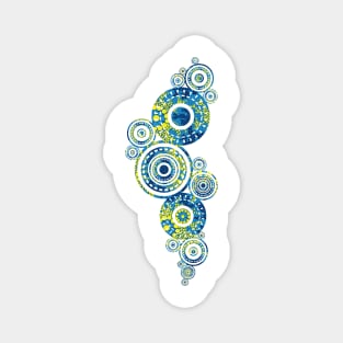 Aboriginal Art - Paisley Design Magnet