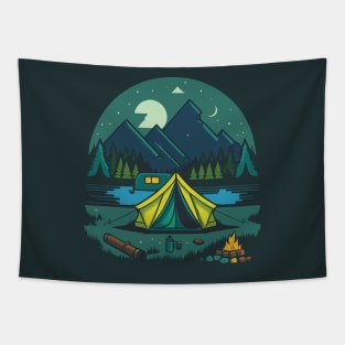 Camping Lovers Tapestry