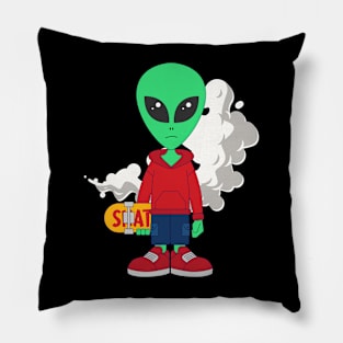 Alien skater Pillow