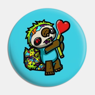 Sloth Lover Pin