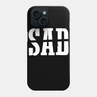 sad bad feelings art expressing Phone Case