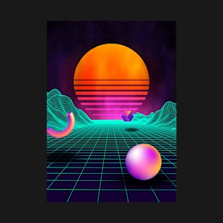 Neon sunrise #2 T-Shirt