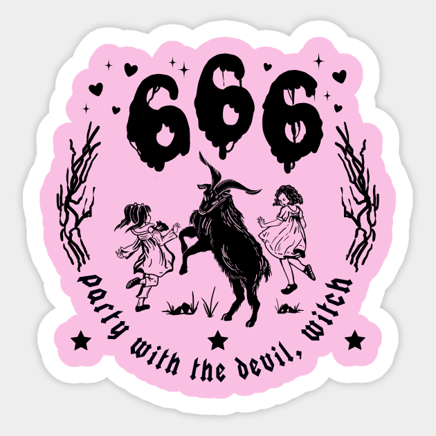 666PWTDW - Witch - Sticker