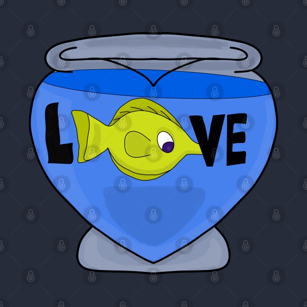 Fish Inside the Aquarium with Love by DiegoCarvalho