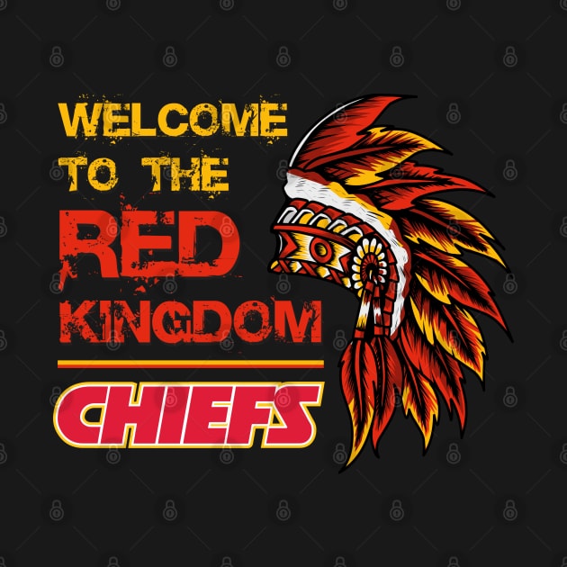 Welcome to the Red Kingdom - Kansas City Chiefs - Patrick Mahomes by fineaswine