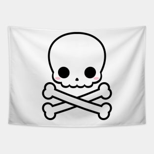 Cute Skull and Crossbones Tapestry