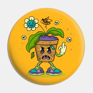 ANGRY PLANT Pin