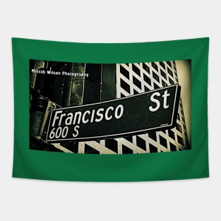 Francisco Street, Los Angeles, California by Mistah Wilson Tapestry