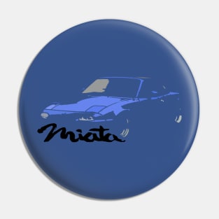 Miata MX5 I NA Blue Cutout Pin