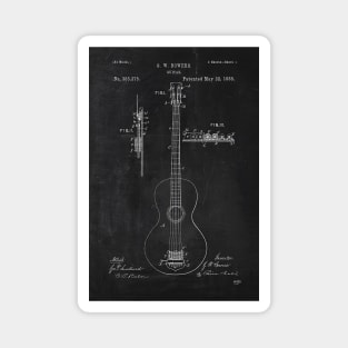 Chalkboard Guitar Patent Magnet