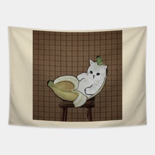 Banana Cat Tapestry