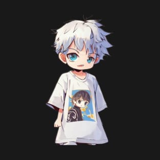 Hip hop style anime boys funny T-Shirt