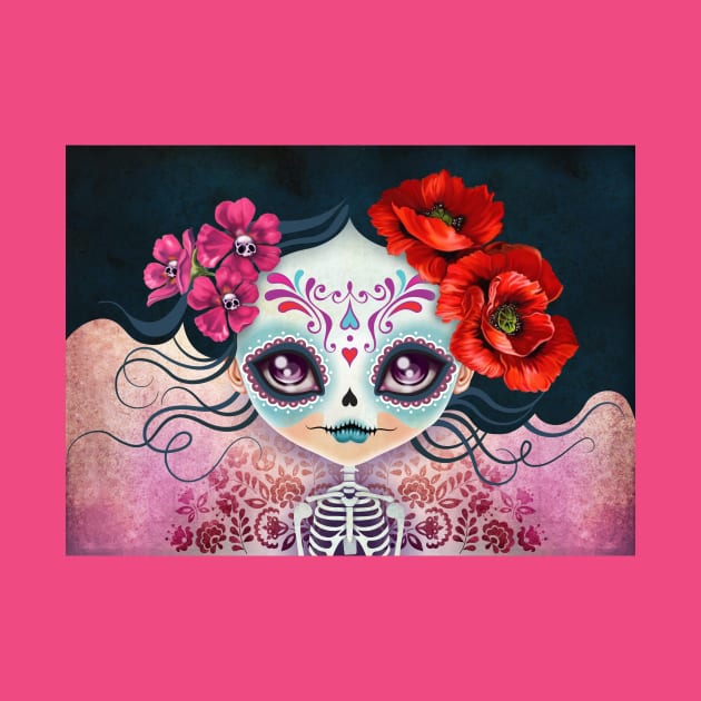 Amelia Calavera Sugar Skull by sandygrafik