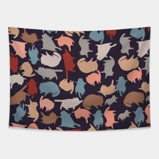 Yoga cats Tapestry