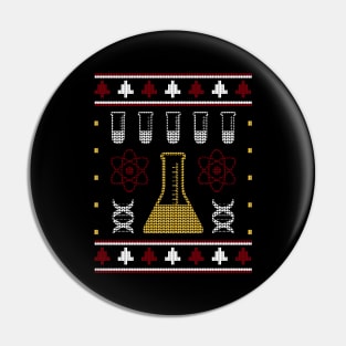 Science Ugly Christmas Sweater Pin