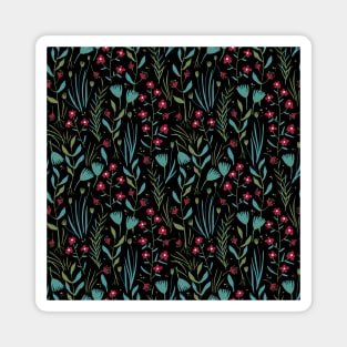 floral Pattern Magnet