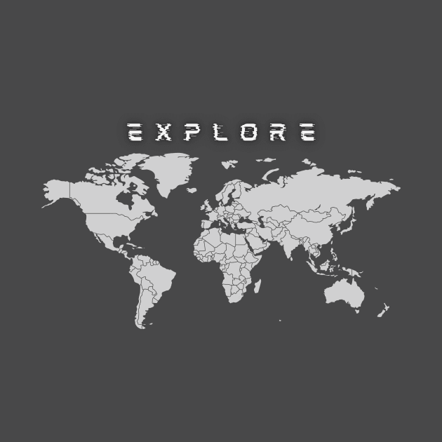 Explore World Map by Castle Rock Shop