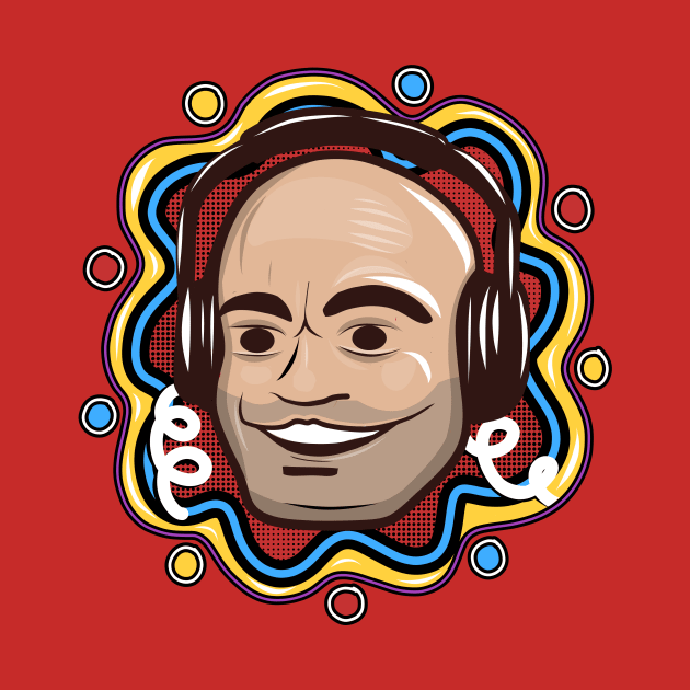 Not Your Average Joe - Joe Rogan Illustration (White) by Ina