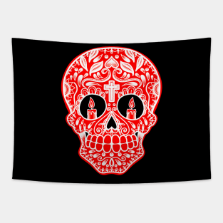 HomeSchoolTattoo Sugarskull Tapestry