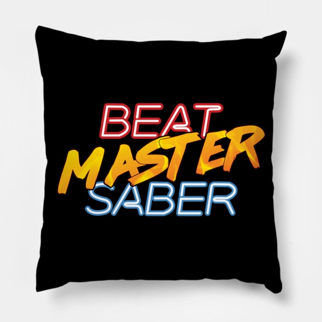 Beat Saber Master Pillow by geekers25