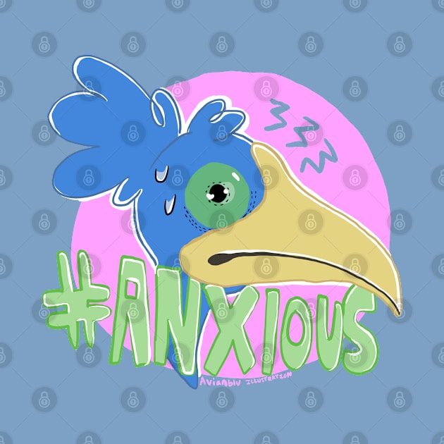 An Anxious Water Chicken by Avianblu