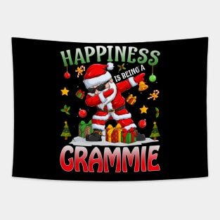 Happiness Is Being A Grammie Santa Christmas Tapestry