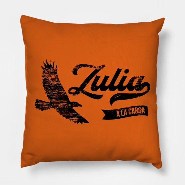 Aguilas Zulia (Black Print) T-Shirt Pillow by somosdelsur