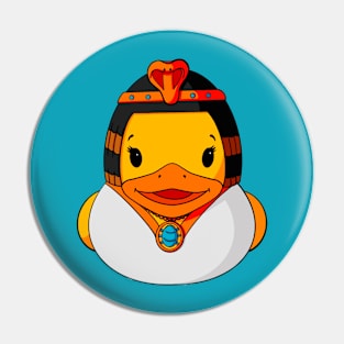 Cleopatra Rubber Duck Pin