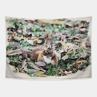 Squirrel Tapestry