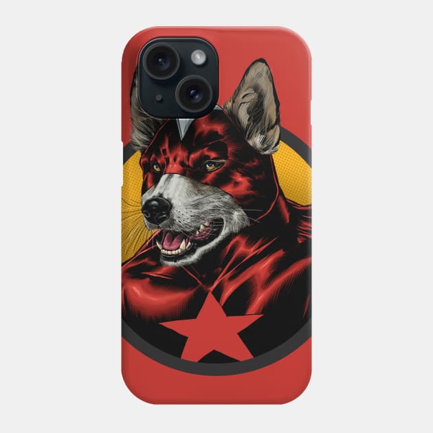 Red Guarddog Phone Case by ThirteenthFloor