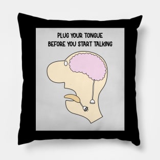 Brain plug Pillow