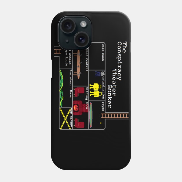 The Conspiracy Theater Bunker Phone Case by ConspiracyTheater